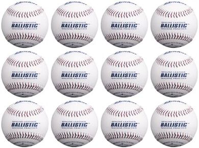 Baden Leather Pitching Machine Baseballs (12-pack)
