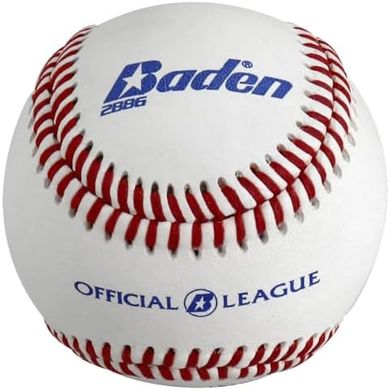 Baden Premium Leather Baseballs (12-pack): Durable Game & Practice Balls
