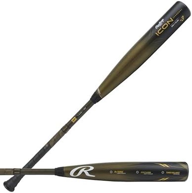 Rawlings 2024 ICON BBCOR Baseball Bat: -3, 2 5/8" Barrel, 2-Piece Composite
