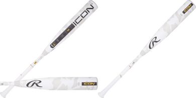 Rawlings 2025 ICON USSSA Baseball Bat: -5/-8/-10, 2 3/4" Barrel, 2-Piece Composite
