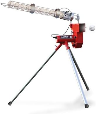 Heavy-Duty Baseball Pitching Machine with Ball Feeder for All Ages
