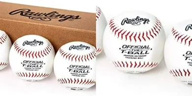 Rawlings Official Youth 6U T-Balls (3-pack, sponge rubber core)
