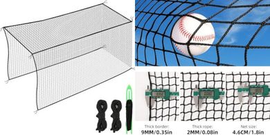 Heavy-duty baseball/softball batting cage net & backstop
