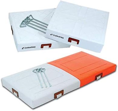 Champro Double-Thick Quilted Bases (Orange/White)
