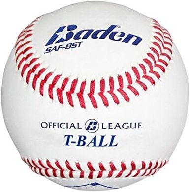 Baden T-Ball Safety Set: Sponge Rubber, 12 Soft Balls for Young Players
