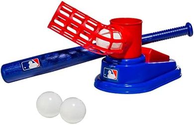 Franklin Sports Pop-A-Pitch Youth Baseball Pitching & Batting Set
