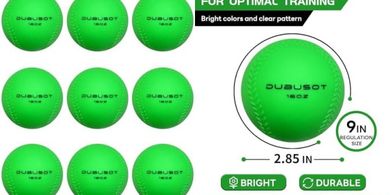 Weighted Baseball/Softball Training Balls (9-pack, 16oz)
