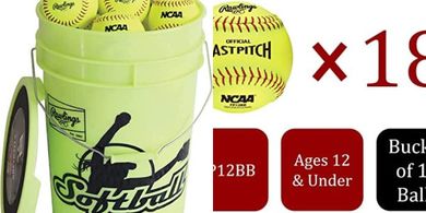 Rawlings 12U 12" Synthetic Practice Softballs (18-pack)
