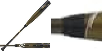 Rawlings 2024 ICON BBCOR Baseball Bat: -3, 2 5/8" Barrel, 2-Piece Composite