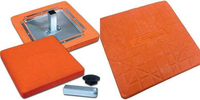 Champro Orange Safety Base Extension with In-Ground Anchor
