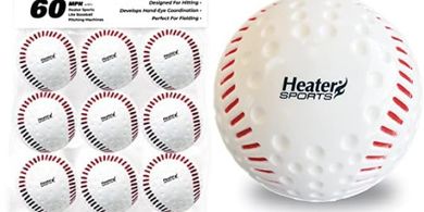 PowerAlley 60MPH White Lite Seamed Baseballs (Dozen)
