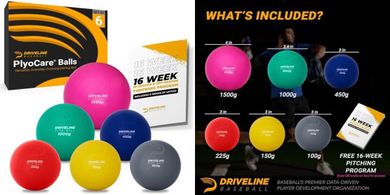 PlyoCare Weighted Baseball Training Balls
