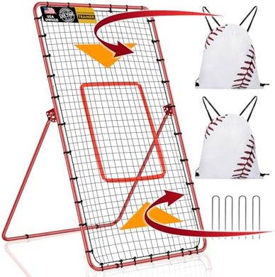 3-in-1 Adjustable Pitch Back Rebound Net for Sports Training
