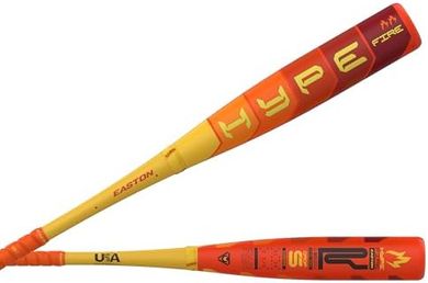 Easton 2025 Hype FIRE Baseball Bat: -5/-8/-10/-11 Drop, 2 5/8" Composite
