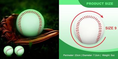 Glow Baseball: Play Catch & Hit at Night (Official Size)
