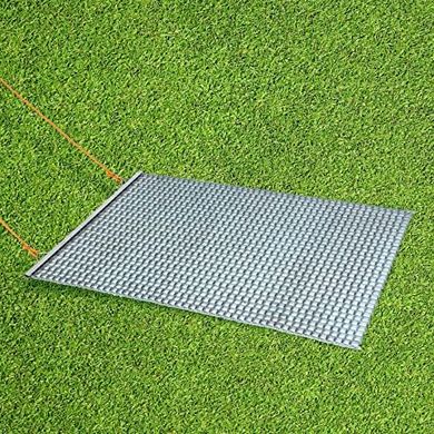 Heavy-Duty Zinc Steel Mesh Drag Mat (4x3 ft) for Fields & Driveways
