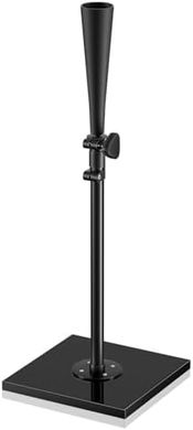 Adjustable Portable Batting Tee with Rubber Tops (25-36")
